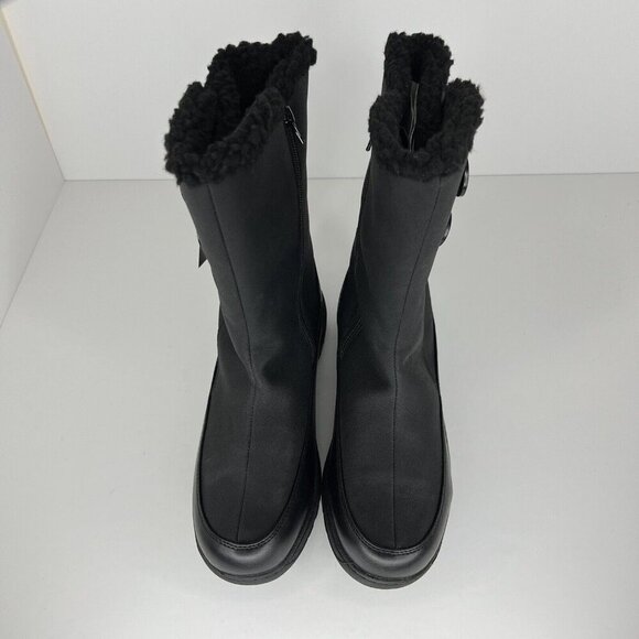 Weatherproof Cold Weather Boots Womens Size 9 Dual Button Side Zipper Closure - Picture 5 of 9